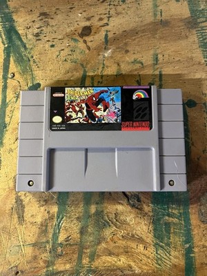 Spider-Man X-Men Arcade's Revenge Super Nintendo SNES Tested Works