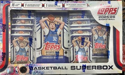 2025/26 Topps NBA Costco Bundle Box Sealed Basketball Superb Cooper Flagg 15pack