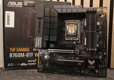   ASUS TUF Gaming B760M-BTF WiFi D4   seltenes BTF Mainboard fürcleane Builds 