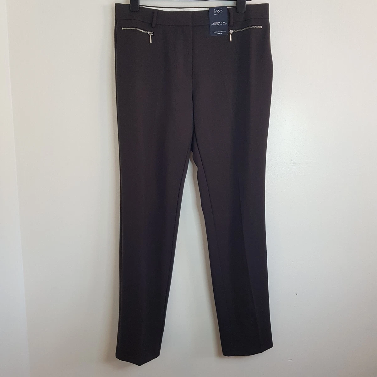 M and hotsell s black trousers