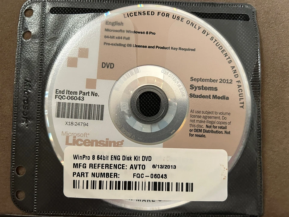 Genuine: Microsoft Windows 8 Professional 64 Bit + Office Pro Enterprise Ed. 03 - Image 3 of 4