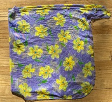  NEW Vintage Jantzen Swimsuit Cover Up Skirt Tie at Waist Sheer Floral One Size