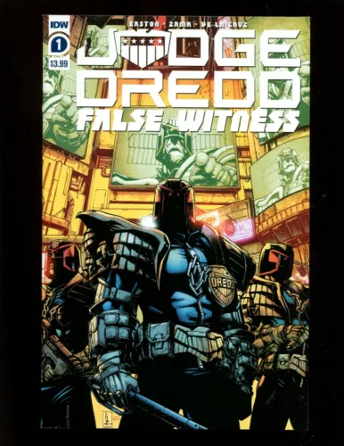 JUDGE DREDD FALSE WITNESS 1 (9.6) COVER A IDW (b012)