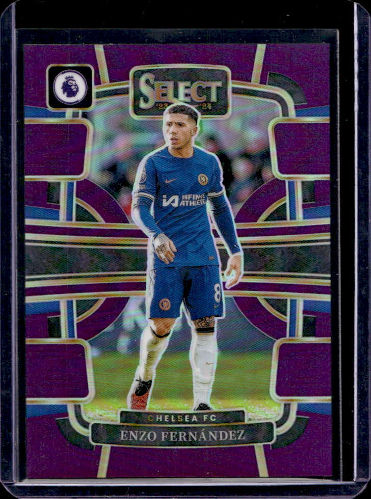 2023-24 Select Premier League Enzo Fernandez Terrace Purple Prizm #048/149