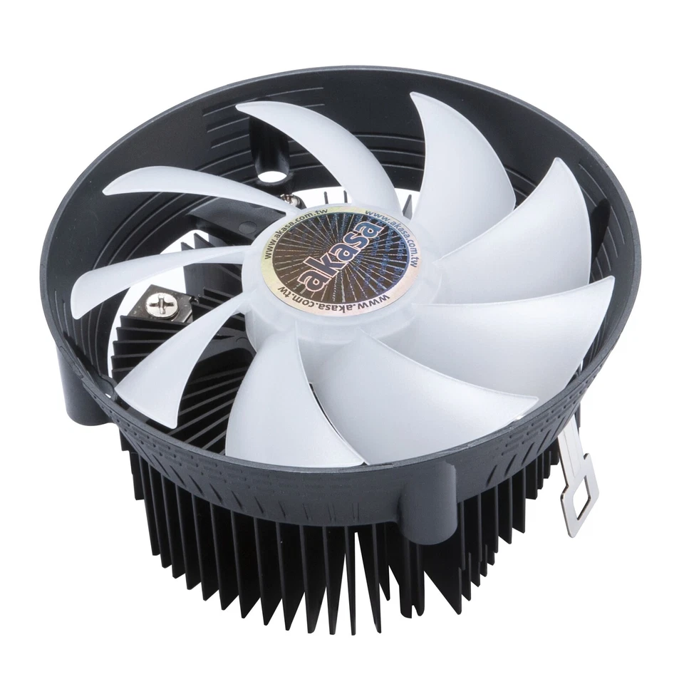 Akasa Vegas Chroma AM AMD AM3 AM4 AM5 1800rpm ARGB LED 4-Pin 12cm Fan CPU Cooler - Image 3 of 4