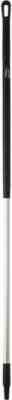 Vikan 29379 59 x 1-1/4'' Aluminum Squeegee Handle, Threaded Connection, Black