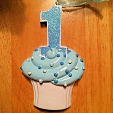 First Birthday Boy POLAR X Personalizable Christmas Tree Ornament Free Shipping 