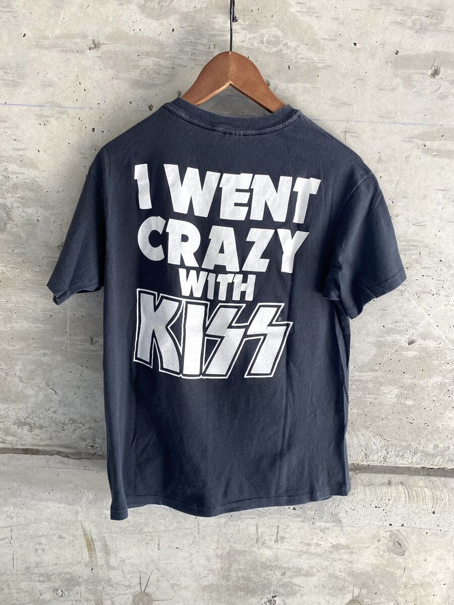 vintage 80s kiss band tee shirt concert tour promo merch vintage 80s kiss band tee shirt concert tour promo merch