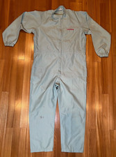 Vintage Toyota Uniform Japan Coveralls Mechanic Work Tsunagi Light Blue Green S