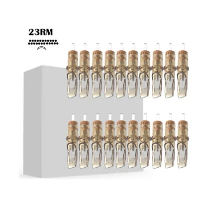 CHUSE Tattoo Nadeln 23RM 20pcs Steril Einweg Nadel Cartridge Needles Round Magnum 0.35