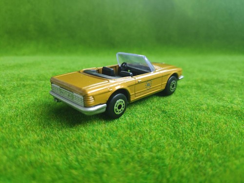 diecART - Matchbox Mercedes 350SL 1974 MB6 Bulgarian Base - Gold / Black / EU - Picture 3 of 6