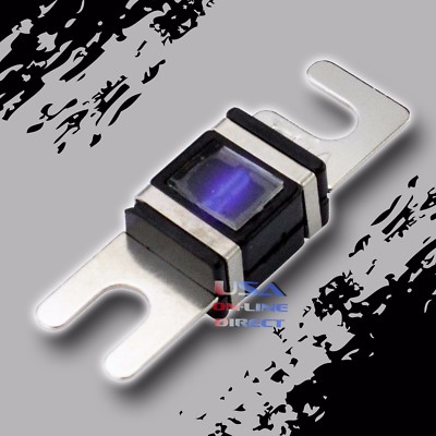 50 AMP 6 PACK PLATINUM MINI ANL (AFS/MIDI) WAFER FUSES WITH LED LIGHT Car Marine