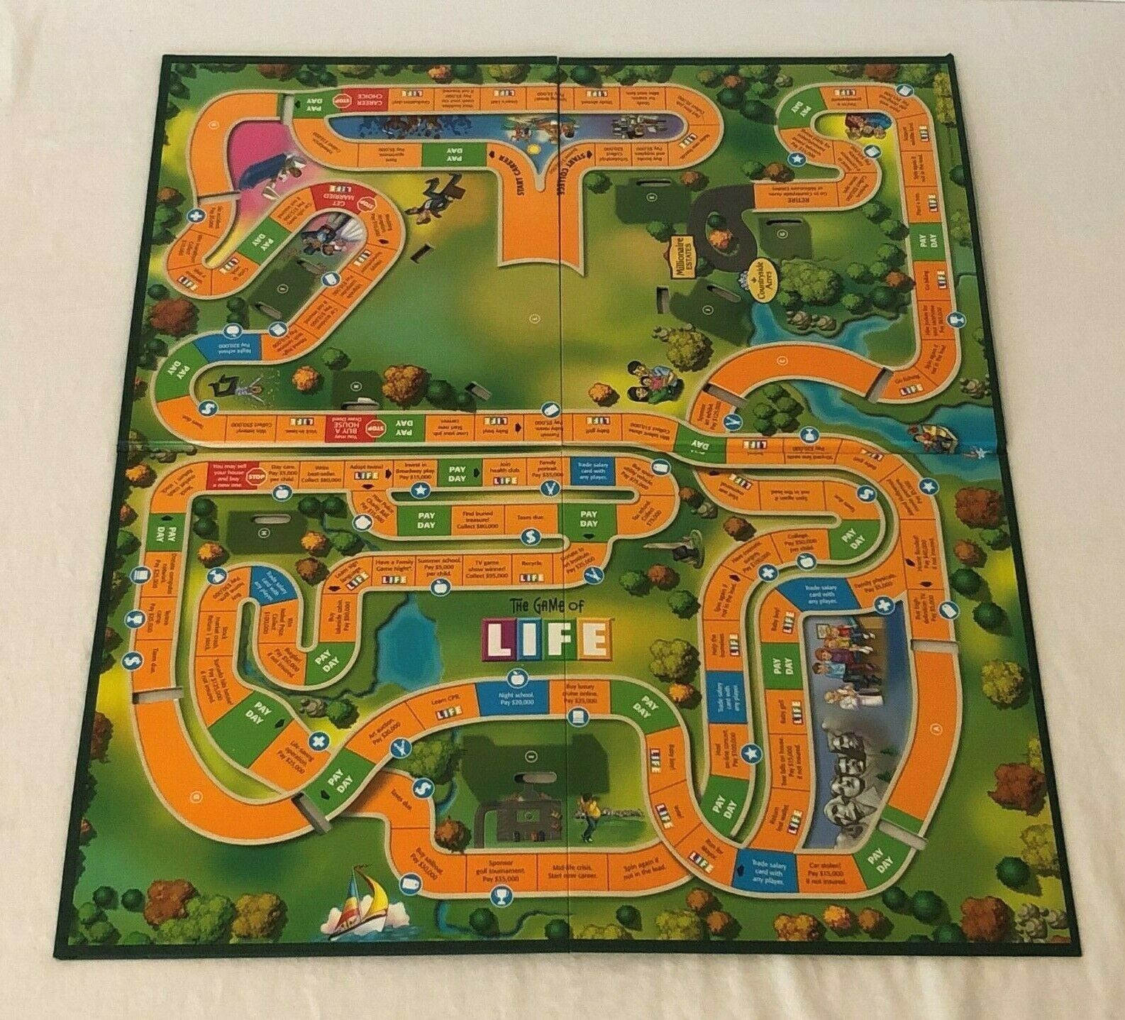 Game of Life Board Game Replacement Game Board Part Piece Only