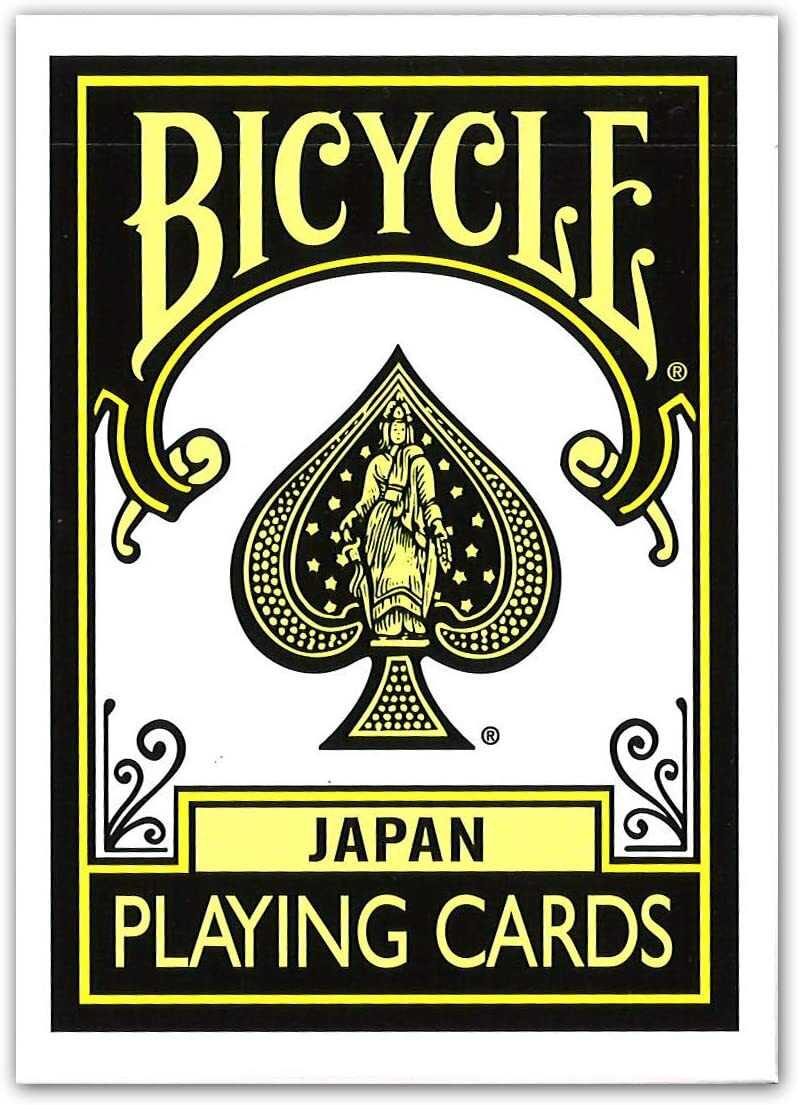 Bicycle Playing Cards BLACK YELLOW DECK Trump Card Game