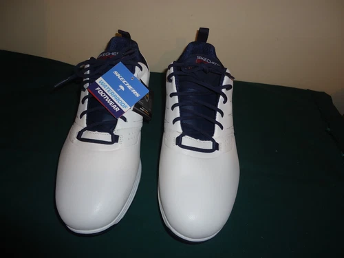 NEW Skechers Women's GOGOLF Goga MAX Performance Blue/White Shoes Size 8 Wide