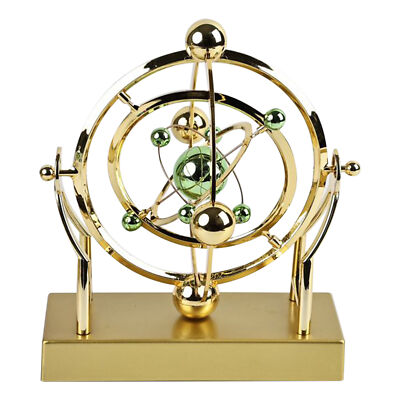 Perpetual Motion Machine Physics Science Fun Toy Newton Swing Planet Desk Spielz