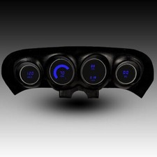 1969-1970 Mustang Led Direct Replacement Gauge Cluster Blue Leds Made In Usa