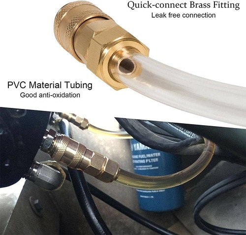 Filler Tool Kit for Seastar Hydraulic Steering Systems Bridge Tube Bleed Kit - Foto 7 di 9