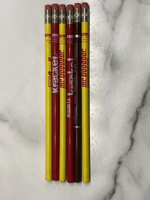 Hershey's Chocolate Krackel Mr Goodbar Advertising Pencils 1986 VTG LOT OF 6