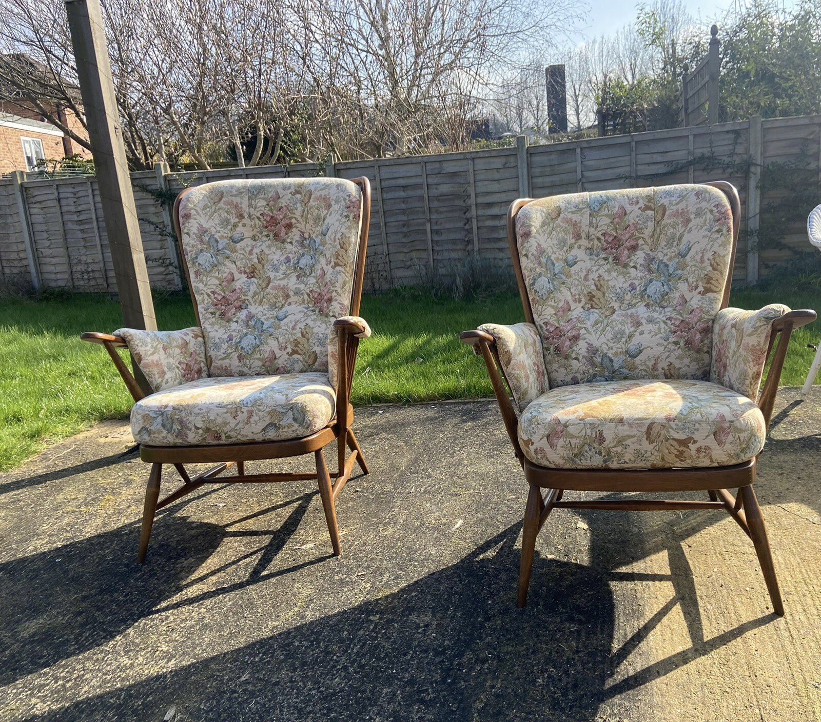 Ercol Two Seater Sofa And Two Chairs eBay