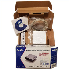 ZyXEL PLA-400 HomePlug Powerline Ethernet Adapter 200 Mbps