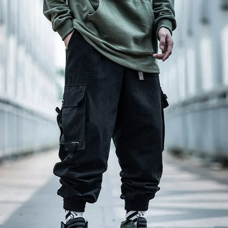 Hello MrLin Mens Jogger Pants Punk Cargo Baggy India  Ubuy