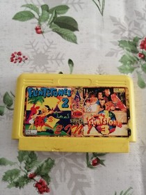 NES FAMICOM THE FLINSTONES  THE SURPRISE AT DINOSAUR PEAK GAME FLINSTONES 1 AND2