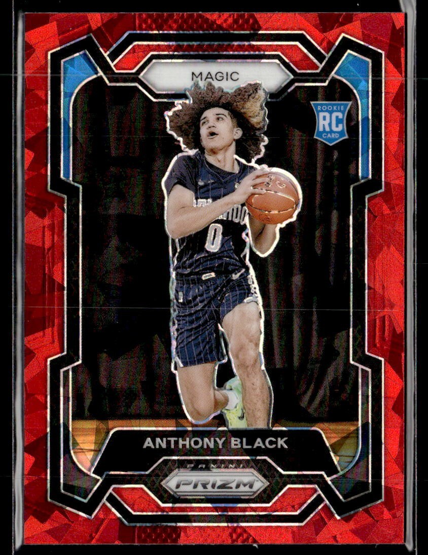 2023-24 Panini Prizm Anthony Black Red Ice Prizm RC #170 Orlando Magic