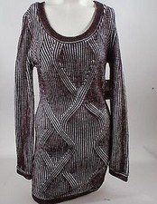 Element Shadow Sweater Dress (M) Black