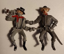 2 x Kunststoff Figur Soldat - Hersteller? Reiter #7