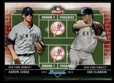Aaron Judge / Ian Clarkin 2013 Bowman Draft Picks & Prospects Dual Draftee QTY