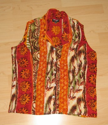 ** farbenfrohe tolle Sommer Bluse -  Tally Wejl - Gr M 40 42 -   aus USA