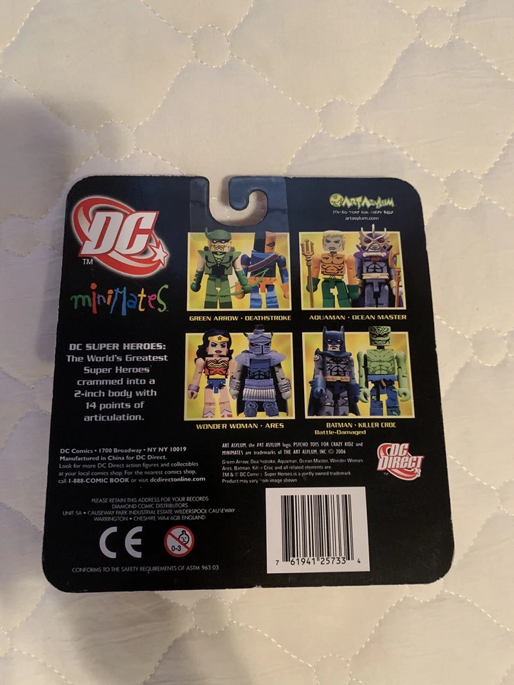 DC Direct Minimates Green Arrow & Deathstroke Figure 2-Pack New in Box - Sealed - Image 3 of 4