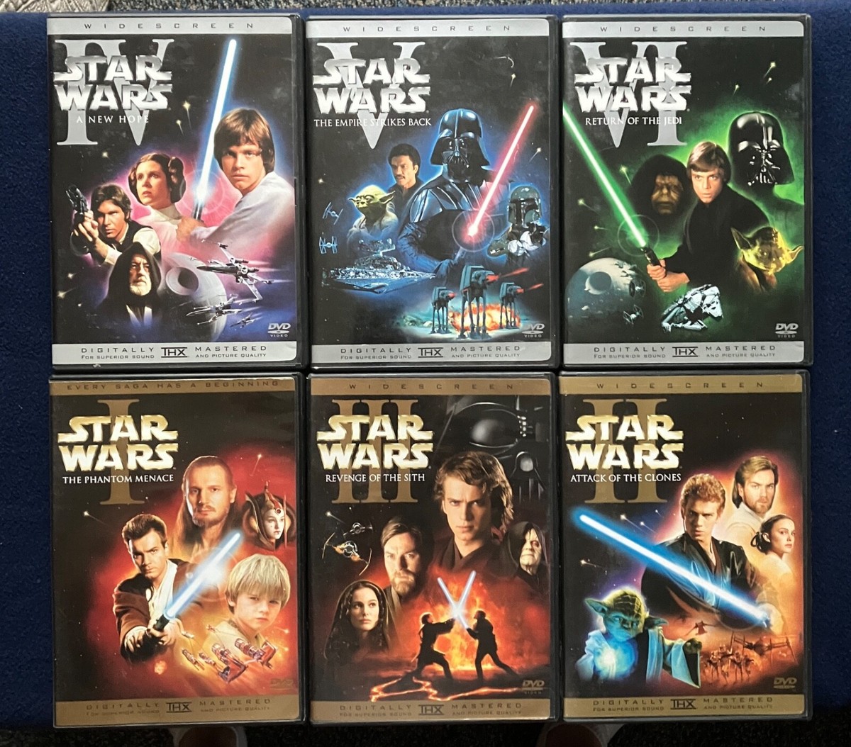 Star Wars Original Trilogy & Prequel Trilogy DVD Widescreen