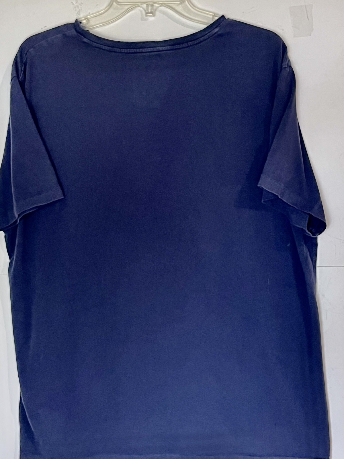 Polo Ralph Lauren Tshirt Blu con Polo Pony Rossa Scollo a V TG XL Preppy Casual