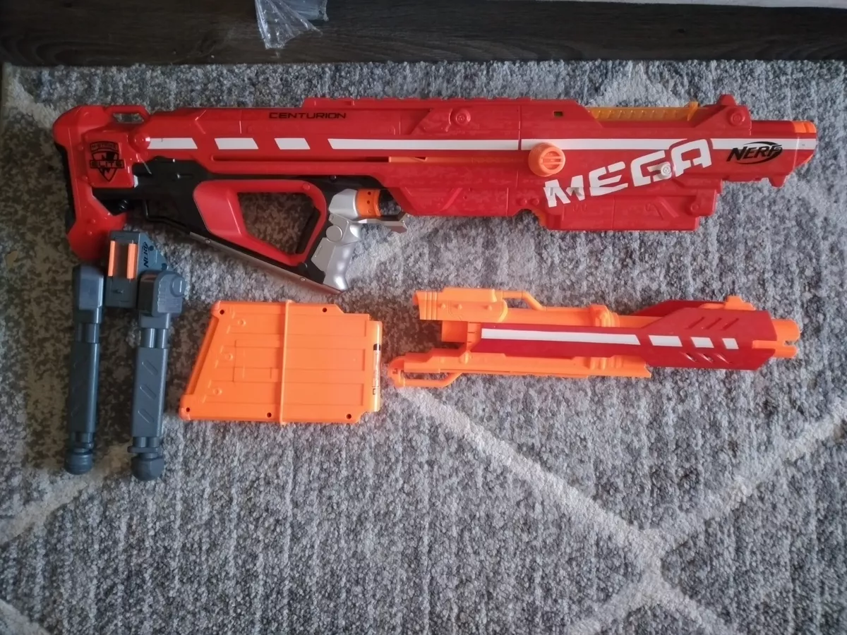 Nerf Sniper Rifle N-Strike Elite Mega Centurion Used: Good condition