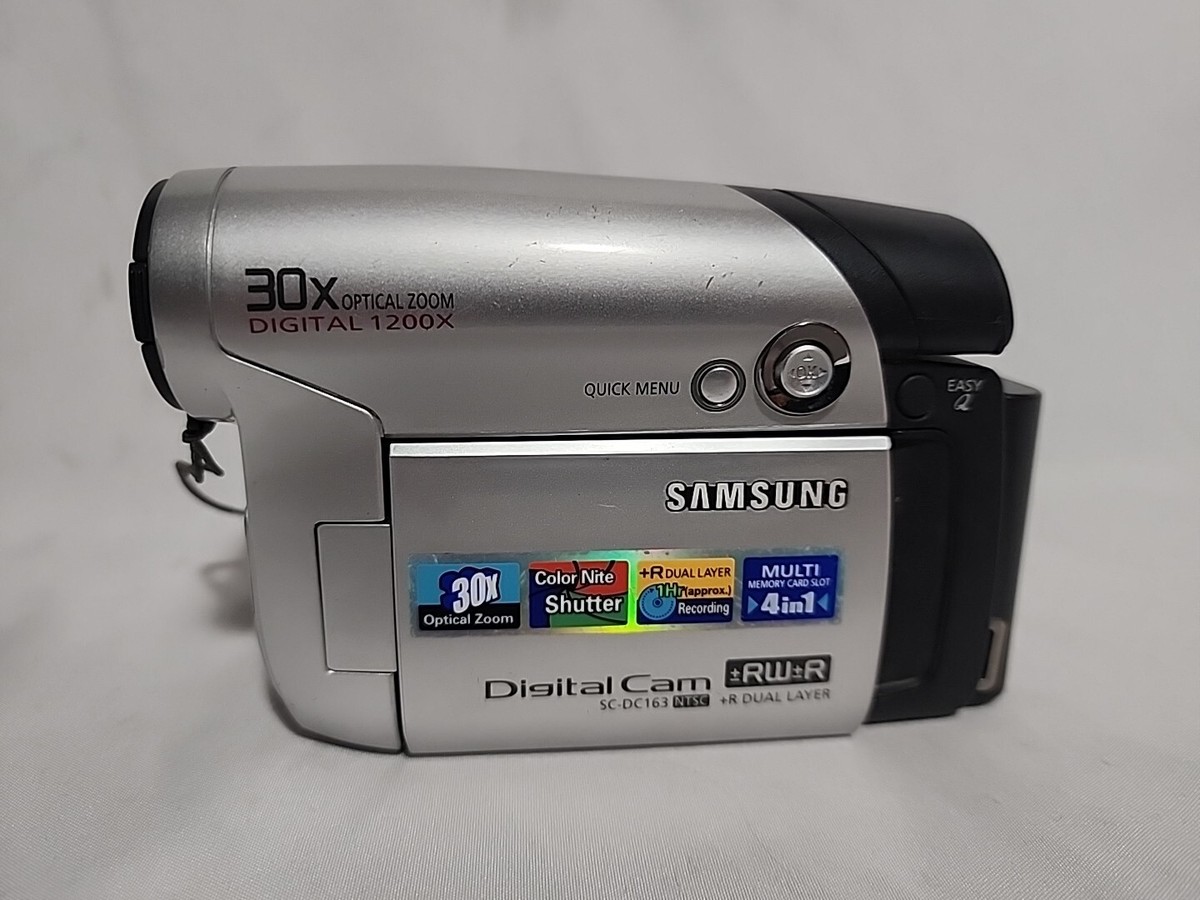 Samsung SC-DC163 DVD Camcorder with 30x Optical Zoom | eBay