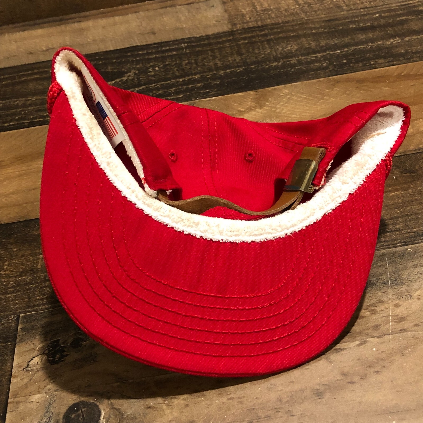 VTG Broad Rack Structures Hat Strapback Baseball … - image 6