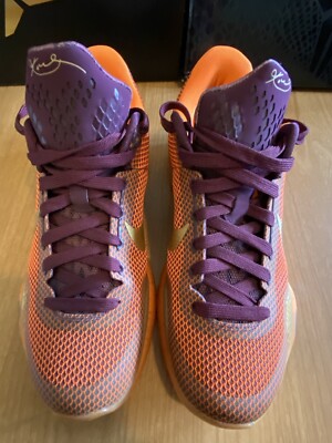 Like NEW Nike Kobe X (10) Elite Low Silk Road Orange/Gld/Burg