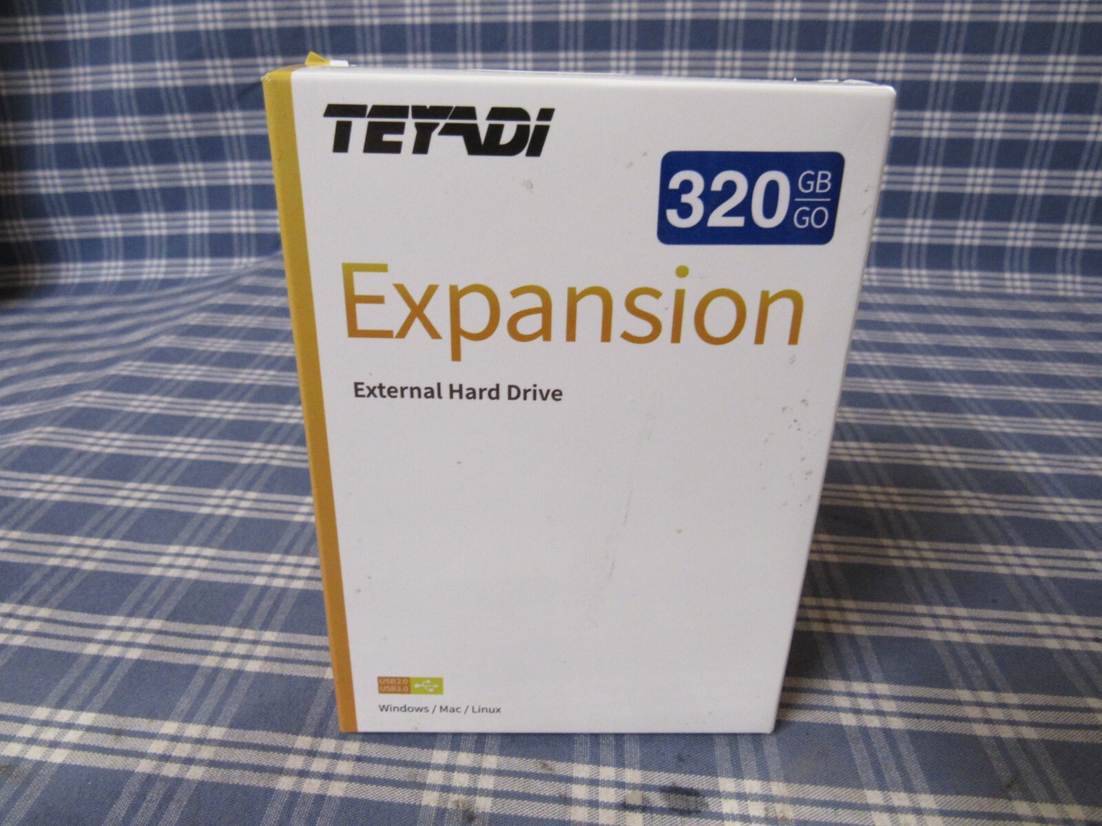 TEYADI External Hard Drive 320GB Ultra Slim USB 3.0 (Sealed Box) FREE SHIPPING.-image
