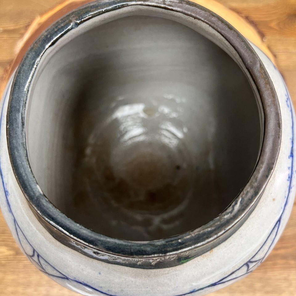 Vintage Large Art Pottery Ceramic Vase Artist Signed Dated 2000 eBay