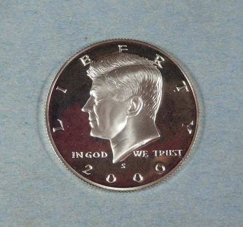 2000-s Silver  KENNEDY half dollar GEM PROOF
