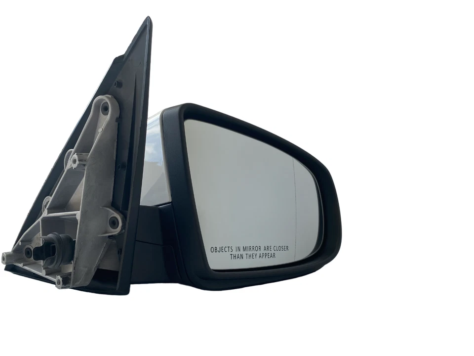 #169 ESPELHO LATERAL DIREITO BRANCO DO PASSAGEIRO PARA BMW X5 07-13 TOTALMENTE MONTADO - Imagem 3 de 4