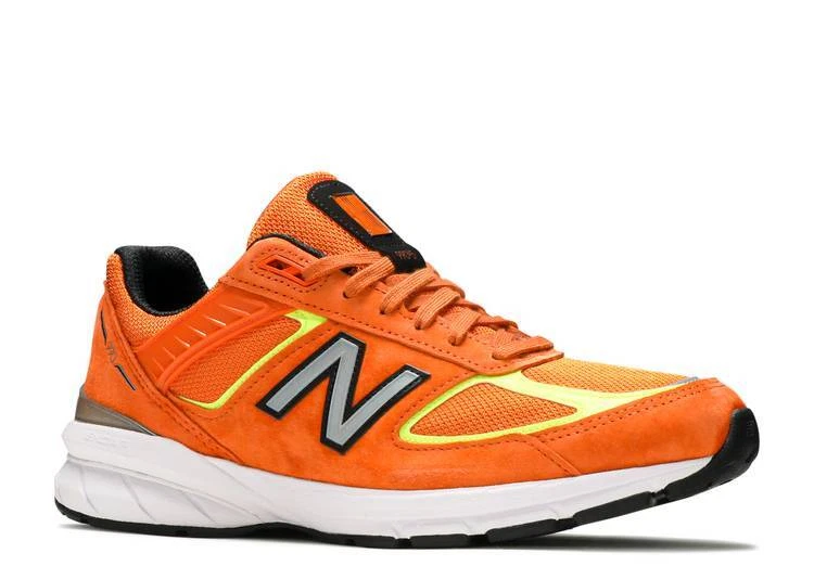 New Balance 990 V5 M990OH5 Orange White Men s NEW DS eBay