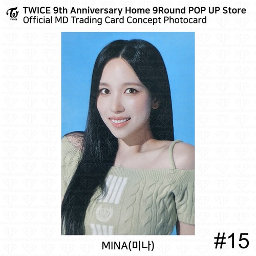 TWICE 9th Anniversary Home9Round Pop Up Store MD Trading Card Photocard KPOP - Picture 82 of 129