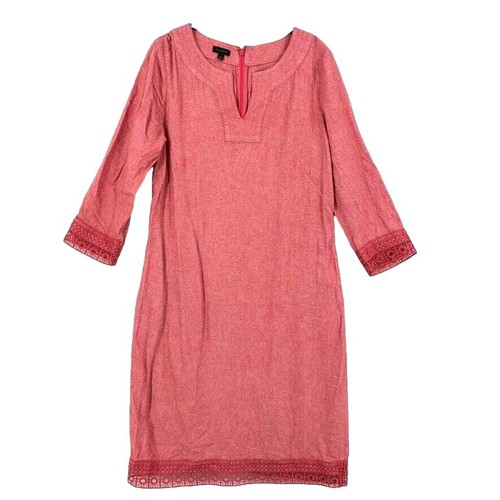 Talbots The Classics Dress Women's 4 Maroon Burgundy  Sleeve A-Line | eBay