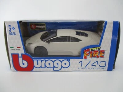 AT920 BURAGO STREET FIRE 1/43 LAMBORGHINI REVENTON BEIGE REF 30012 BON ETAT - Photo 1/4