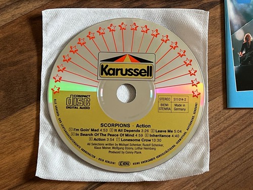 SCORPIONS Action OOP GERMANY CD album - Picture 2 of 4
