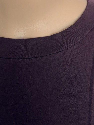 NWT! NEW! EILEEN FISHER Plus Size 3X Purple Crew Basic Top Blouse Tunic Shirt - Picture 3 of 8