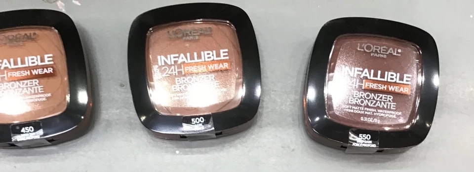 L’ Oreal Infallible 24H Fresh Wear Soft Matte Waterproof Bronzer Pick 1 New - Image 3 of 4